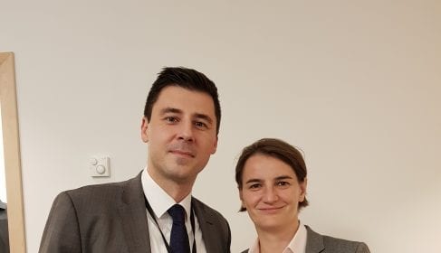 Találkozó Ana Brnabićtyal, Szerbia miniszterelnök asszonyával